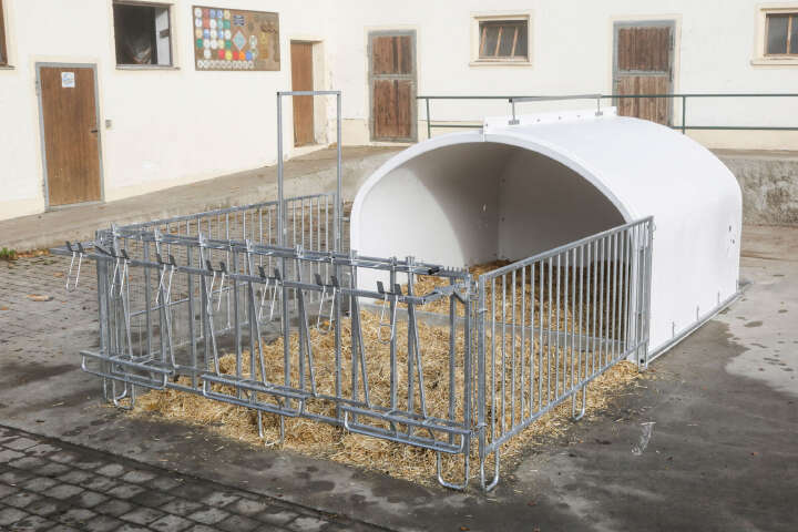 KERBL Hütte CalfHouse Premium XXL ohne Umzäunung
